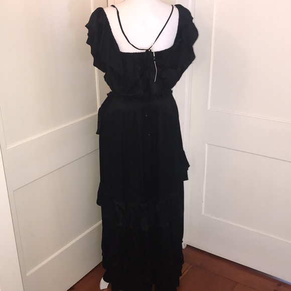 Ulla Johnson cold shoulder ruffle gown - Picture 11 of 14